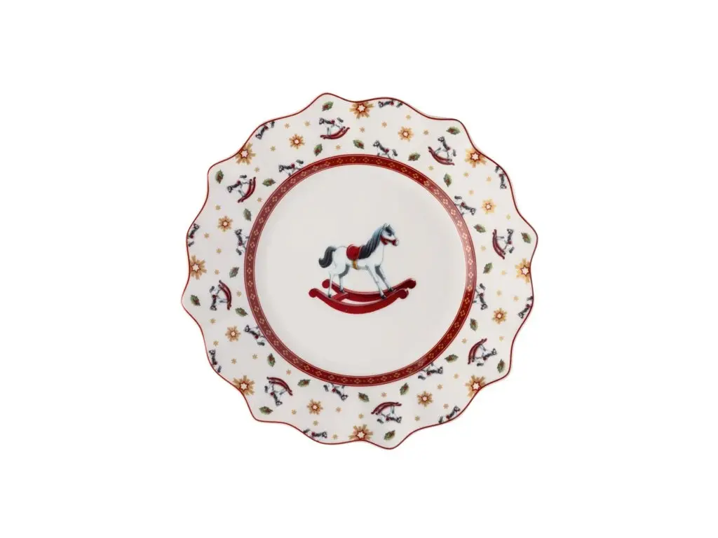Sada vánočního porcelánu Toy’s Delight, Houpací koník, 6 ks