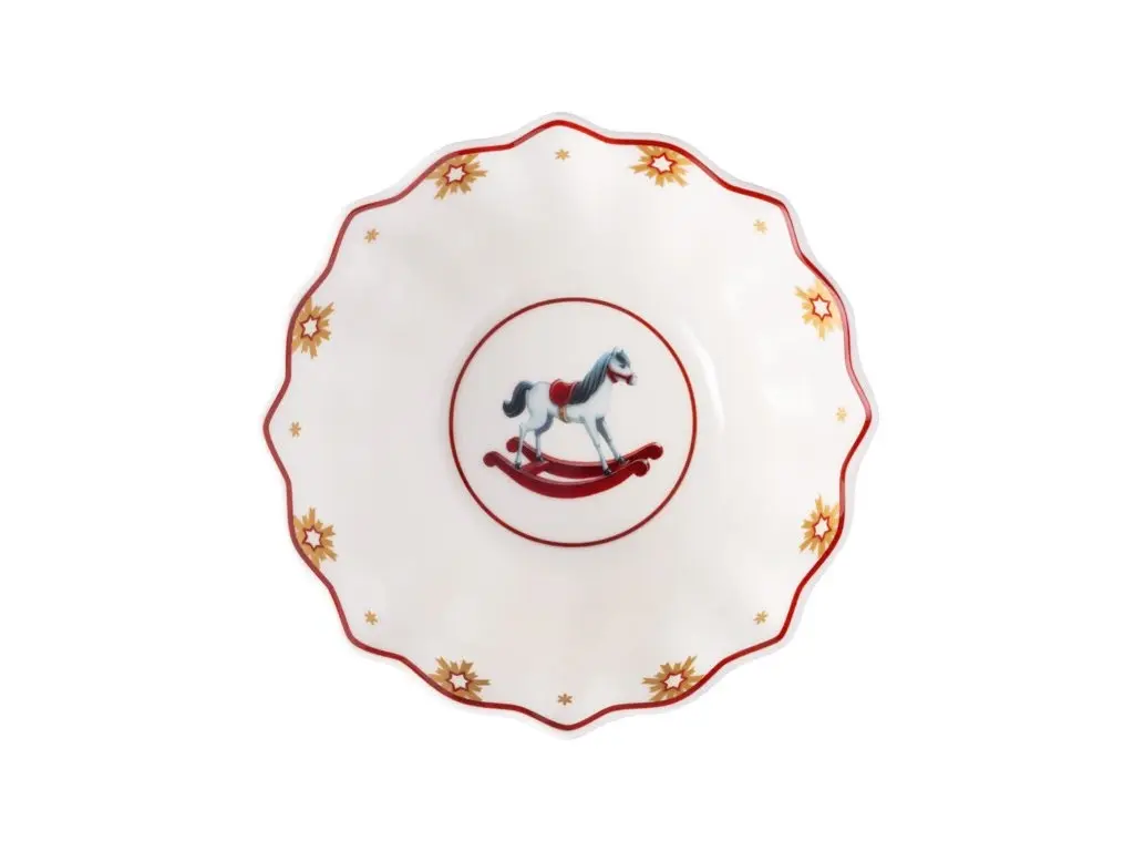 Sada vánočního porcelánu Toy’s Delight, Houpací koník, 6 ks