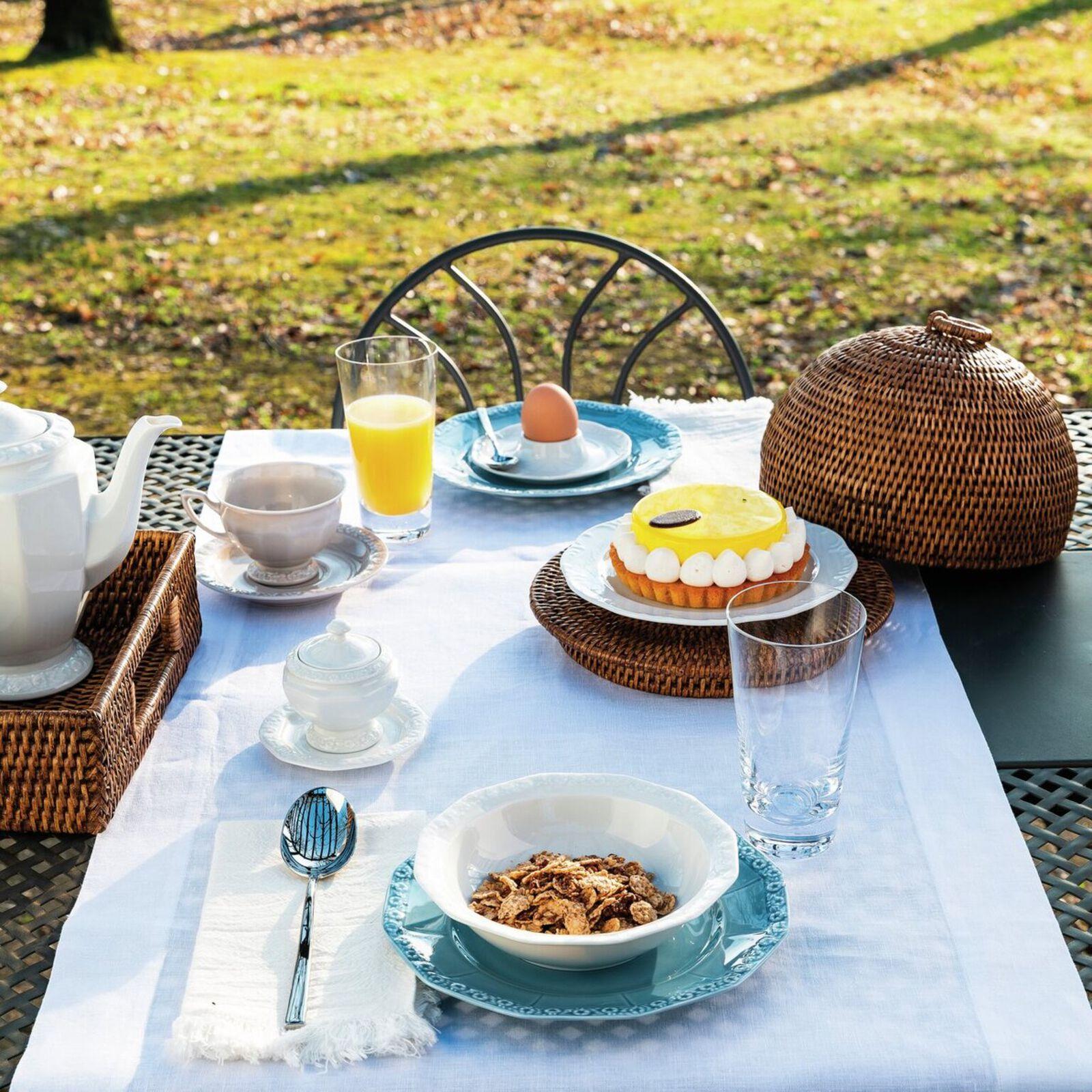 Ratanový poklop, kolekce Radici, Ø 31 cm, medově hnědá