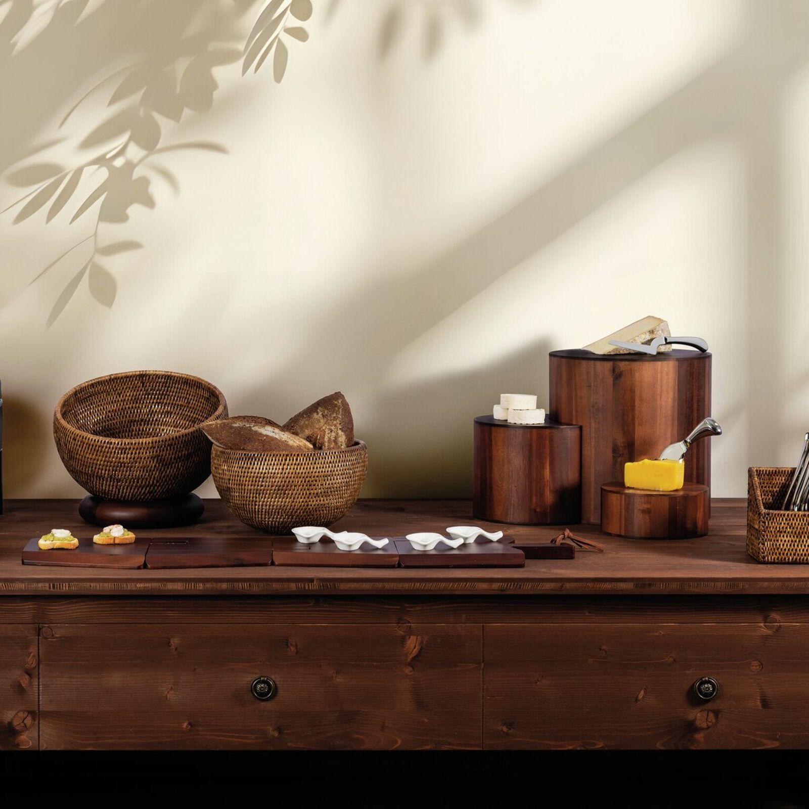 Ratanová mísa, kolekce Radici, Ø 30,5 cm, medově hnědá