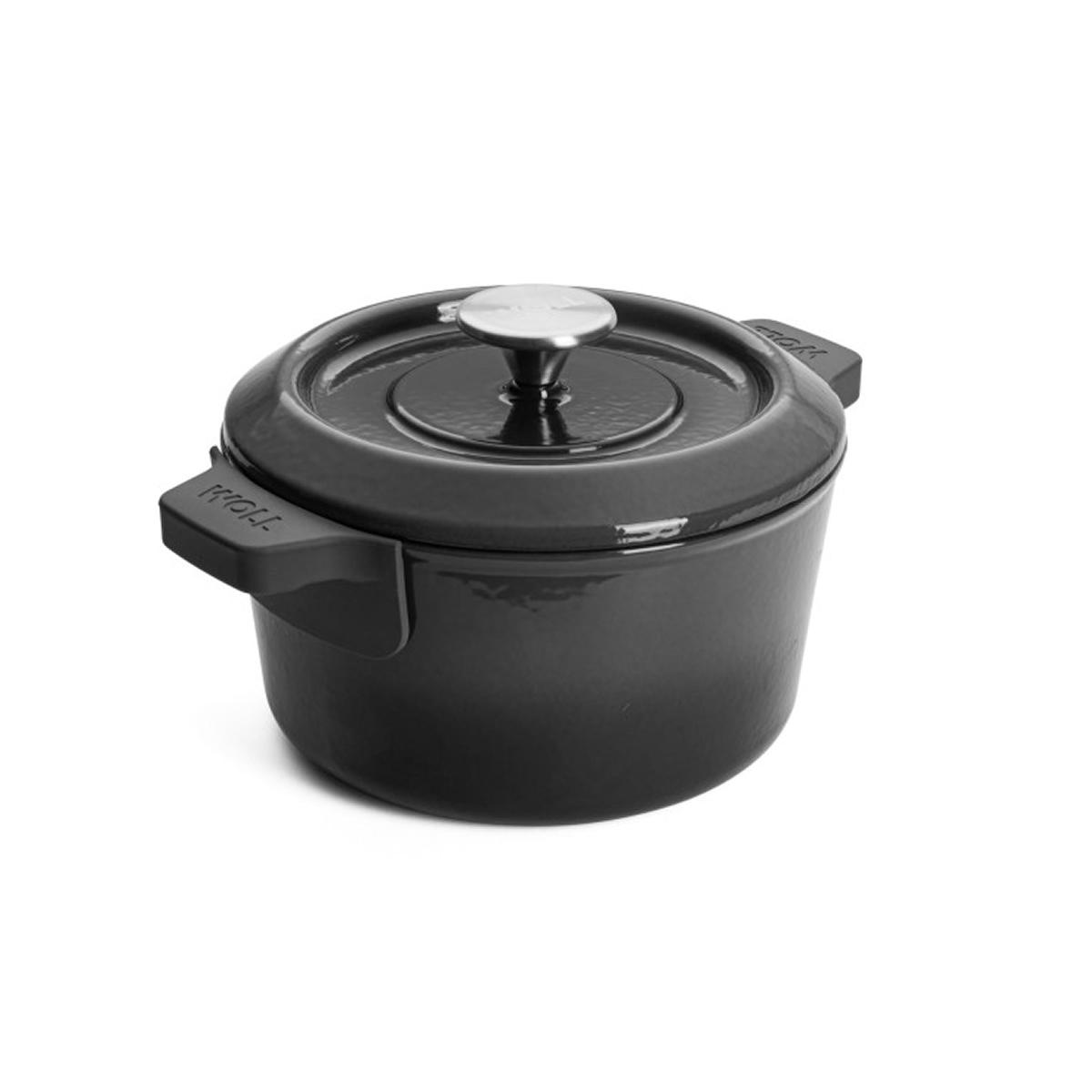 Litinový hrnec s poklicí, Iron, Ø 20 cm / 2,8 l , červená