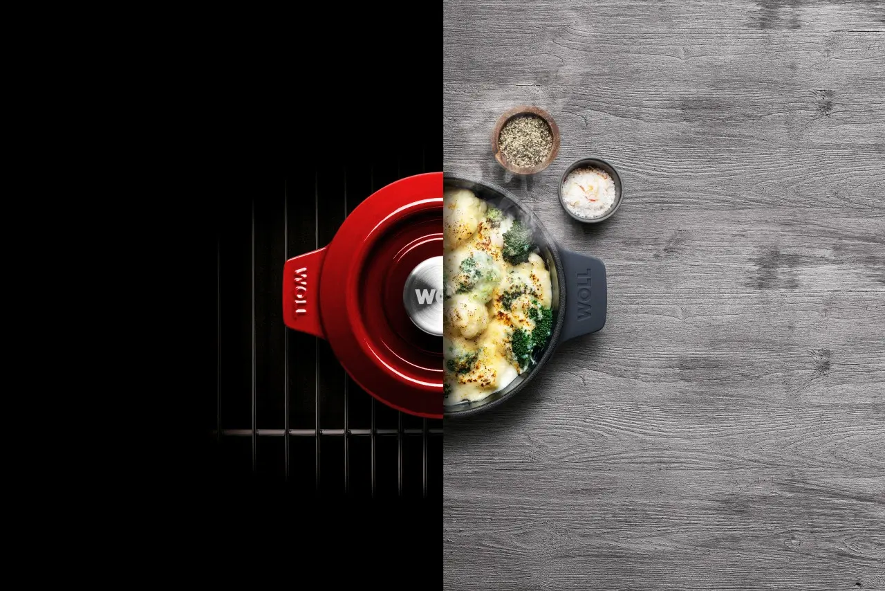 Litinový hrnec s poklicí, Iron, Ø 24 cm / 4,2 l, modrá