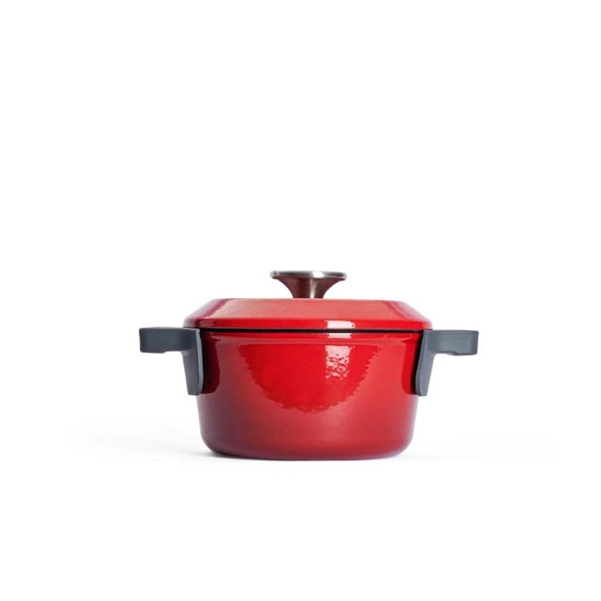 Litinový hrnec s poklicí, Iron, Ø 16 cm / 1,3 l, šedá