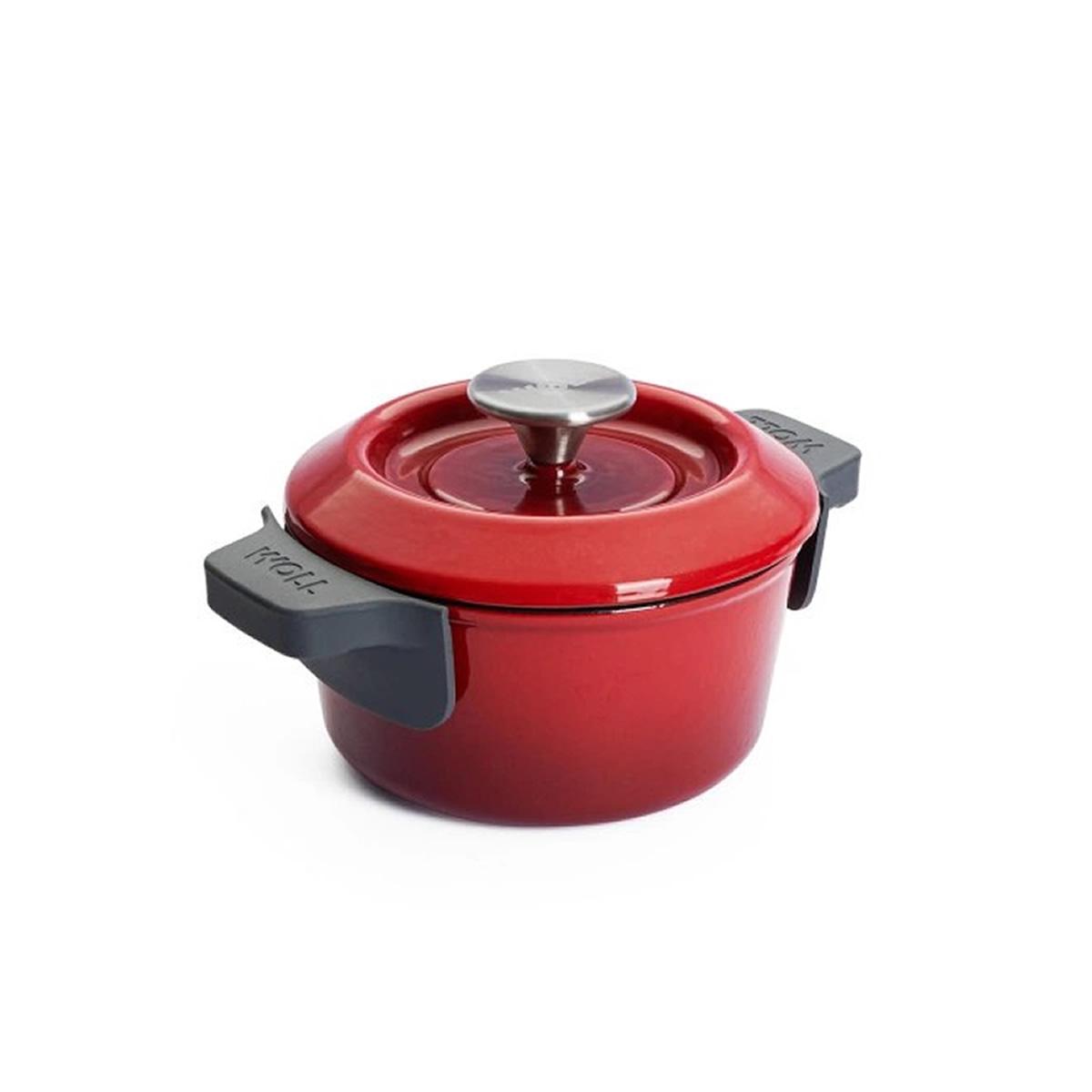 Litinový hrnec s poklicí, Iron, Ø 16 cm / 1,3 l, šedá