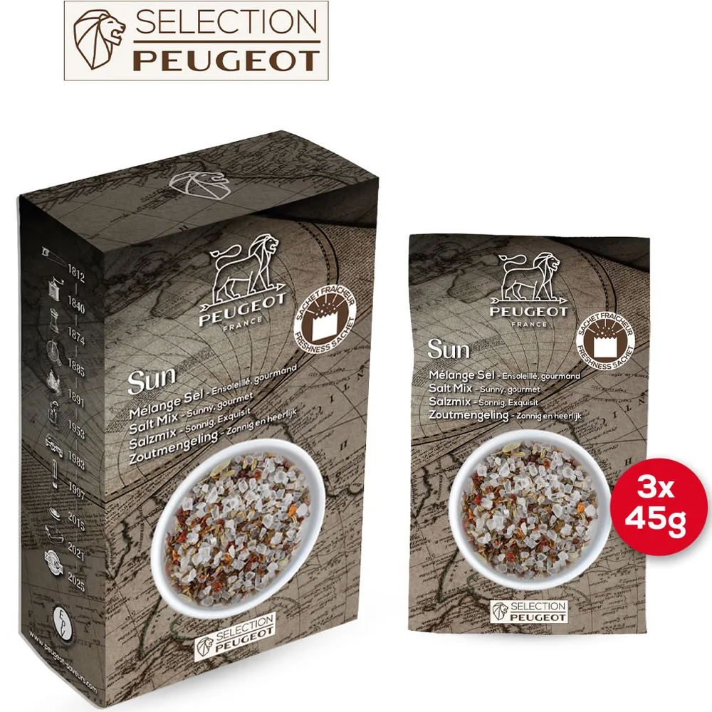 Kořenící sůl Sun, 3 x 45 g