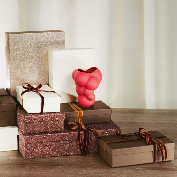 RS Skum Ruby, váza 14 cm, červená