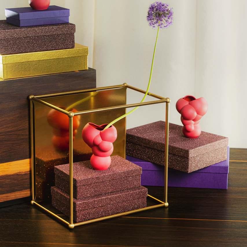 RS Skum Ruby, váza 14 cm, červená