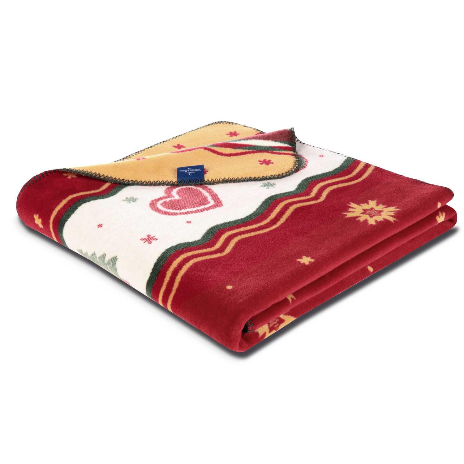 Vánoční pléd Toy’s Delight Ruby, 150 × 200 cm