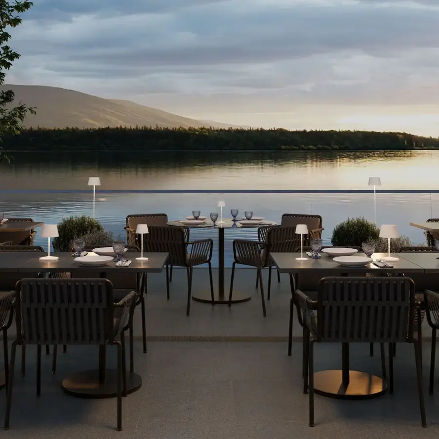 Nabíjecí LED lampička do exteriéru / interiéru Seoul Micro, 20 cm, white