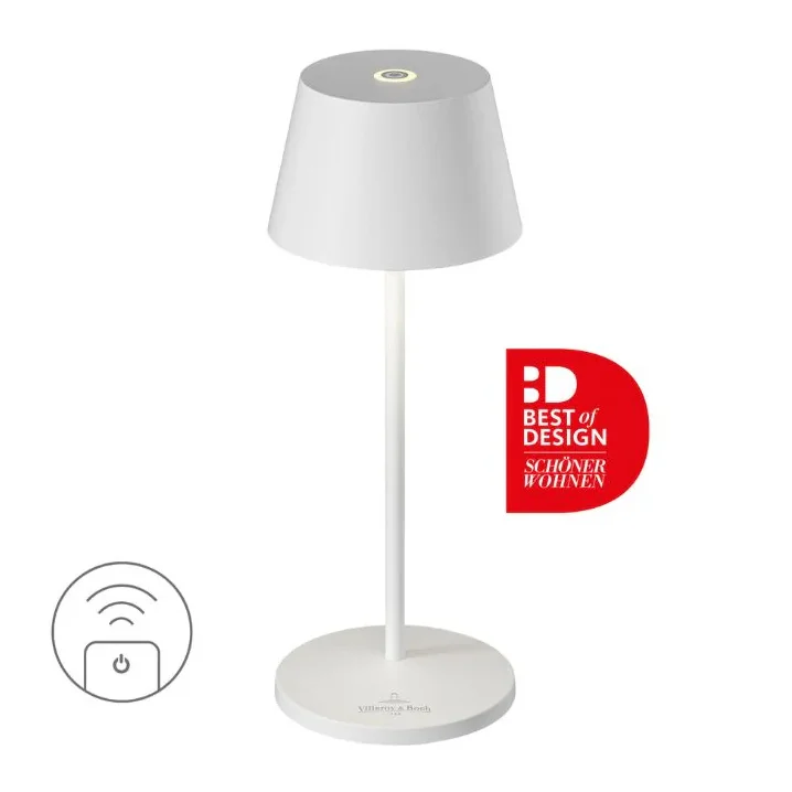 Nabíjecí LED lampička do exteriéru / interiéru Seoul Micro, 20 cm, white