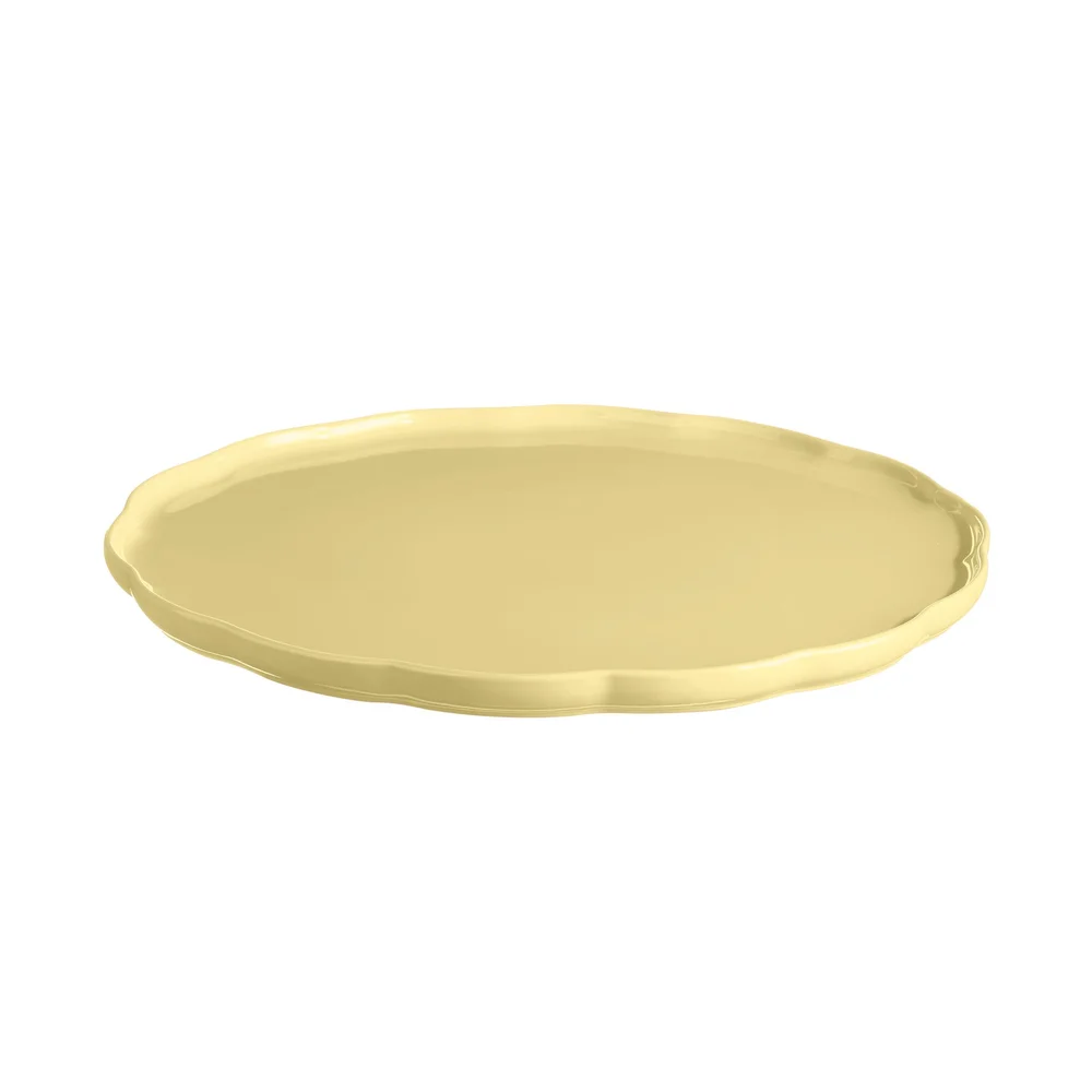Keramický servírovací podnos Madeleine, Ø 31 cm, vanilková
