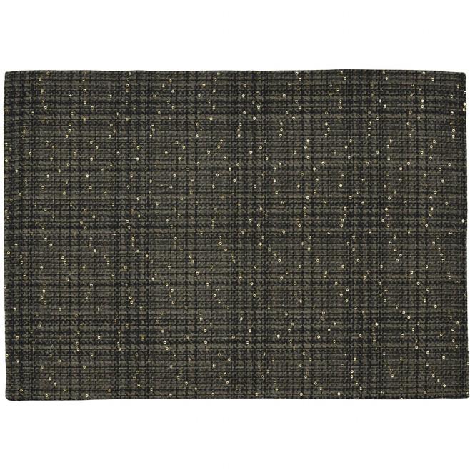 Třpytivé prostírání Lustrini, 35 × 50 cm, coffee