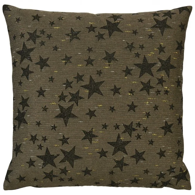 Povlak na polštář Stelle d'Oro, 40 × 40 cm, coffee