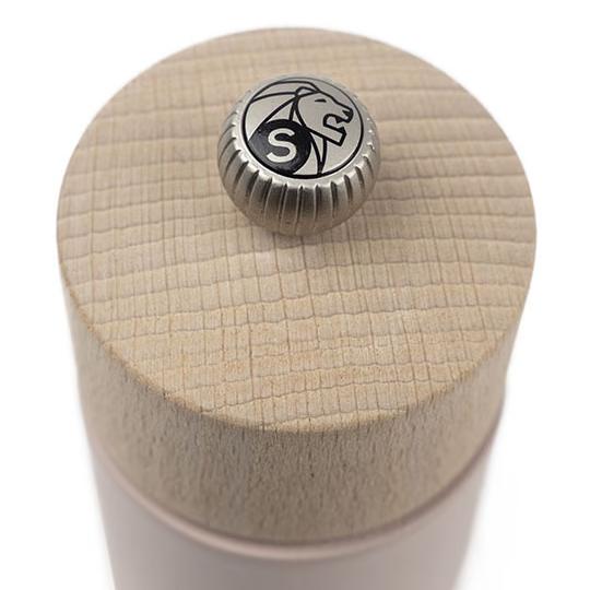 Mlýnek na sůl Boreal Zirlion, 12 cm, pudrově růžová