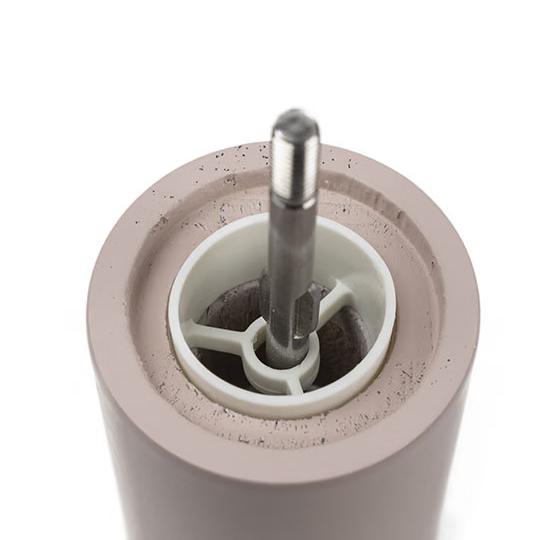 Mlýnek na sůl Boreal Zirlion, 12 cm, pudrově růžová