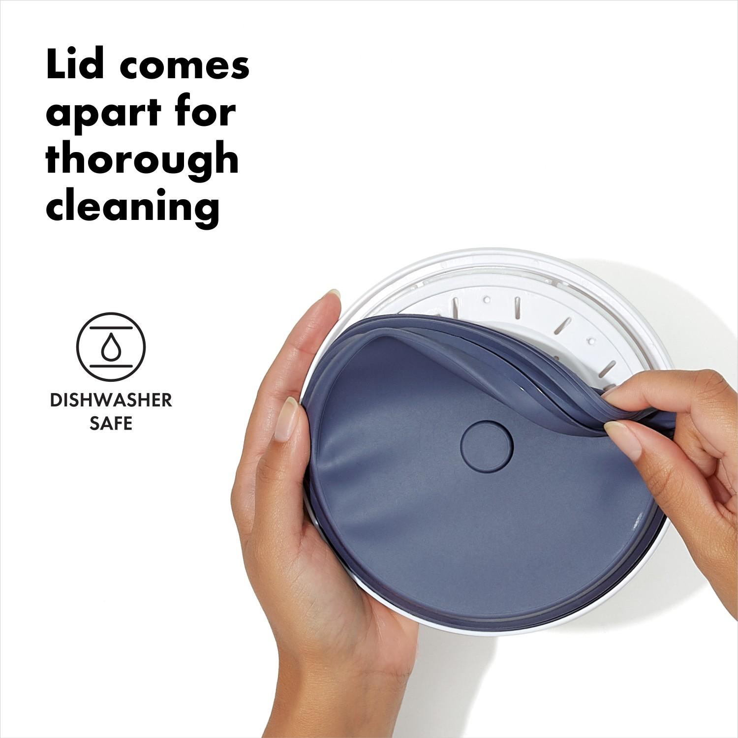 Sada kulatých dóz na potraviny POP Good Grips, 0,6 l, 3 ks