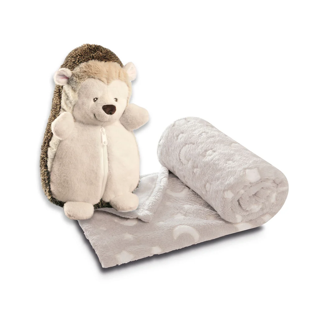 Dětská deka s plyšovým ježkem Pixy, 75 x 100 cm