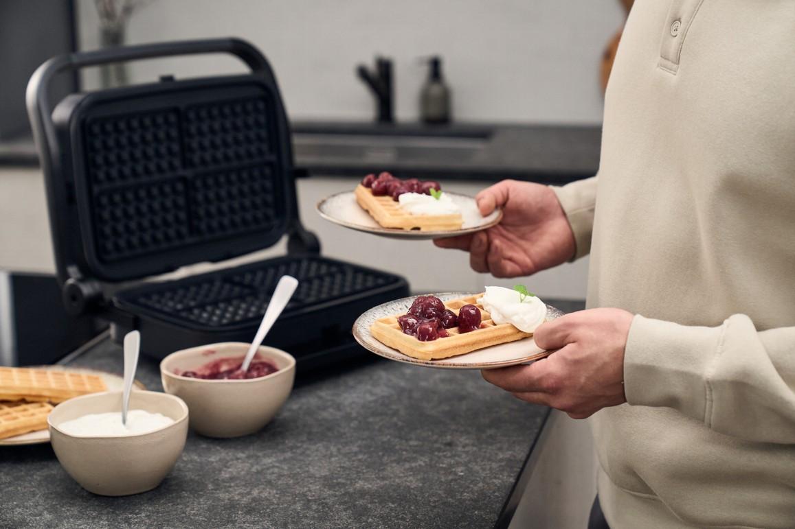 Pláty na vafle pro kontaktní a BBQ gril 2v1 Enfinigy