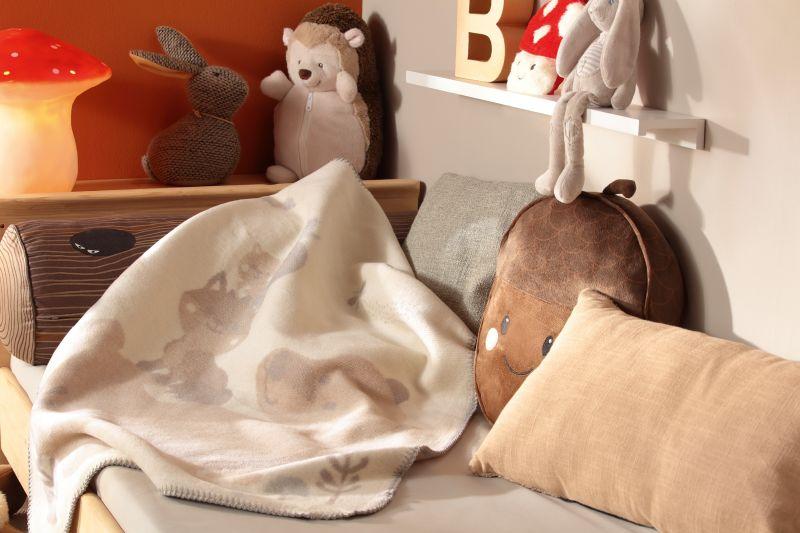 Dětská deka Foxy Friends, 75 x 100 cm