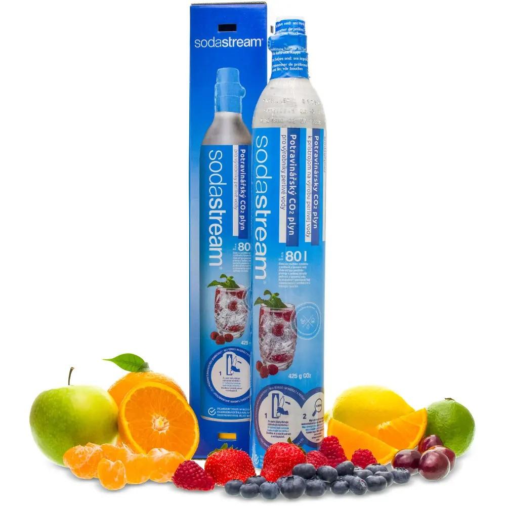 Bombička do výrobníku sody s potravinářským CO2, až 80 l sody, samostatná  