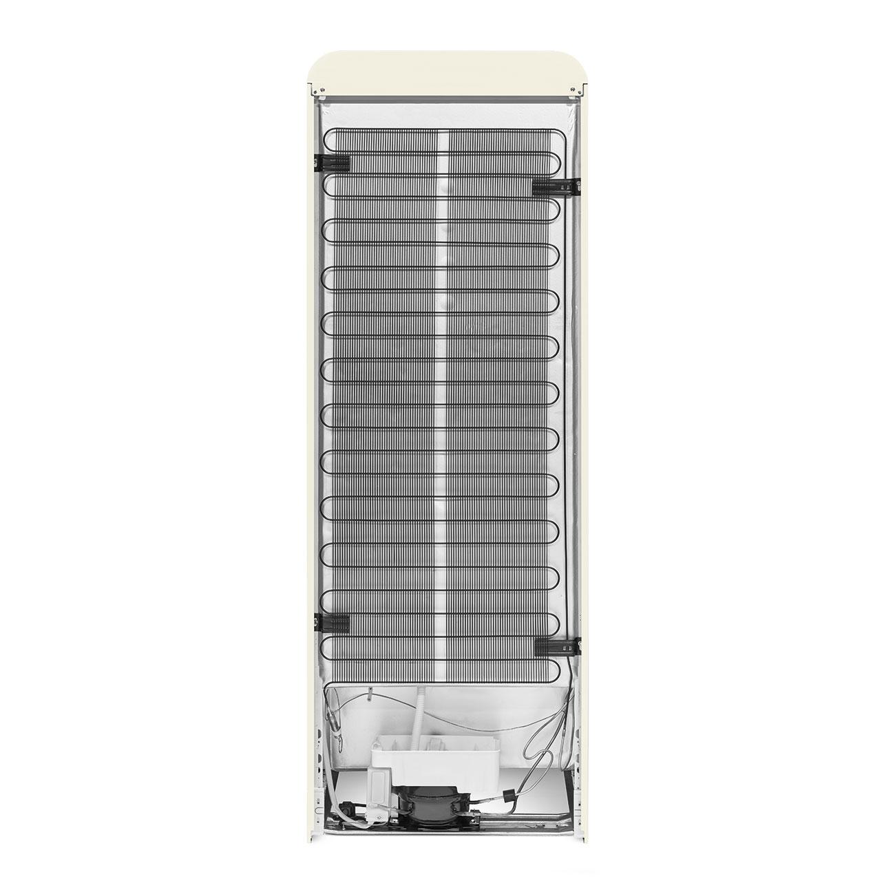 Kombinovaná lednice s mrazákem nahoře 50's retro style, FAB30, 172x60cm, levé otvírání, krémová 