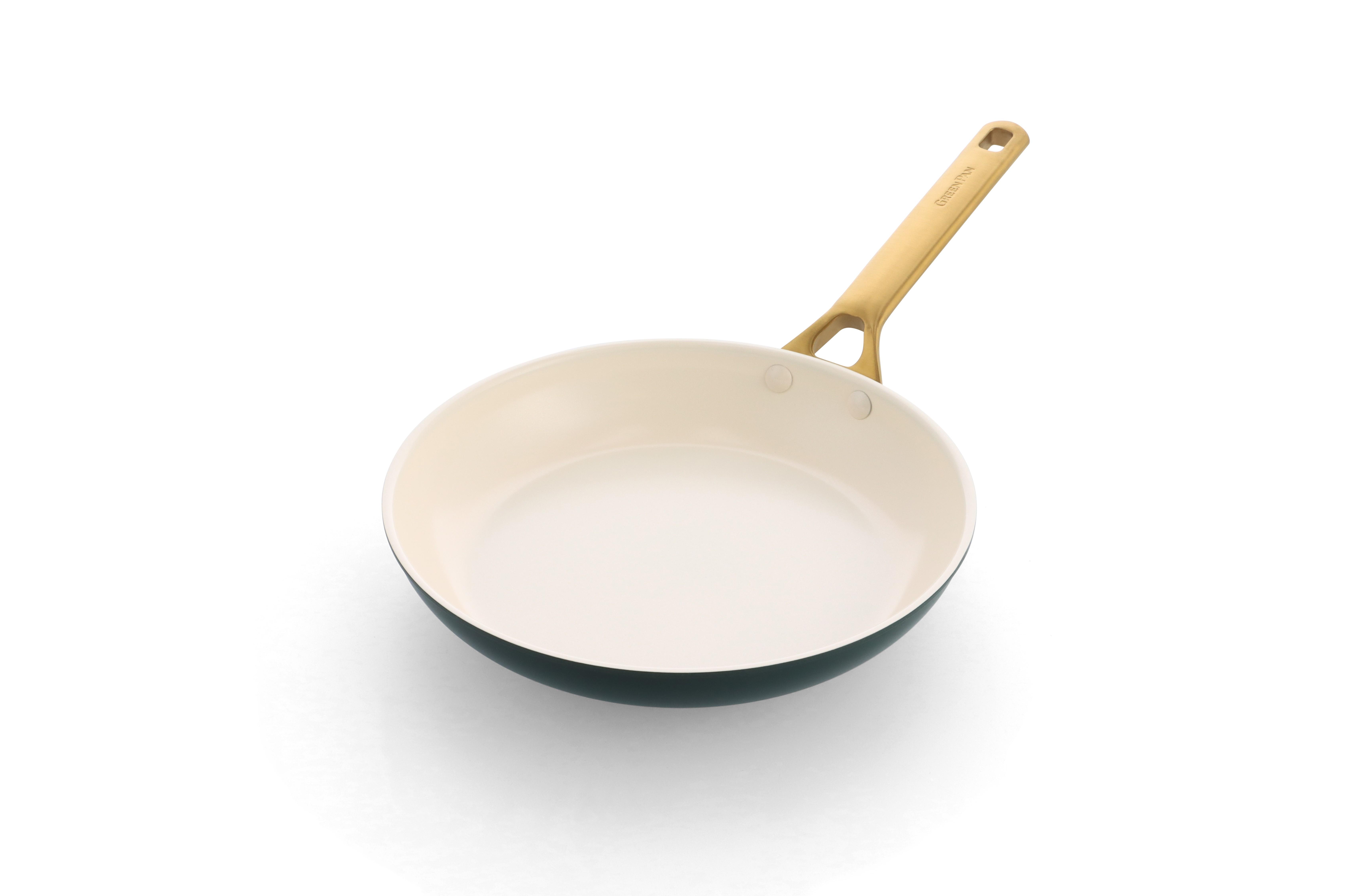 Sada 2 nepřilnavých keramických pánví Padova 20 + 26 cm, tmavě zelená