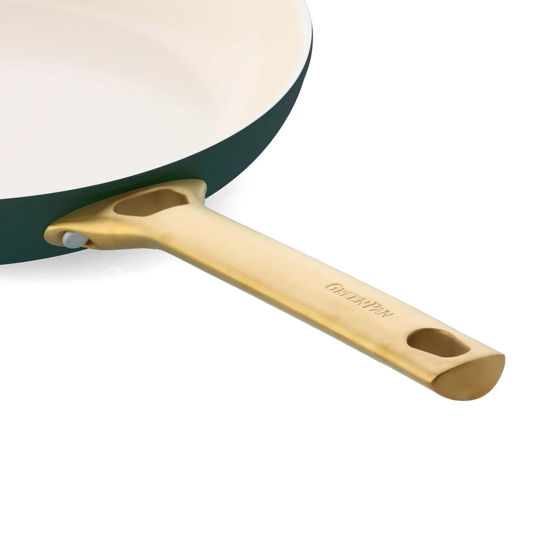 Sada 2 nepřilnavých keramických pánví Padova 20 + 26 cm, tmavě zelená