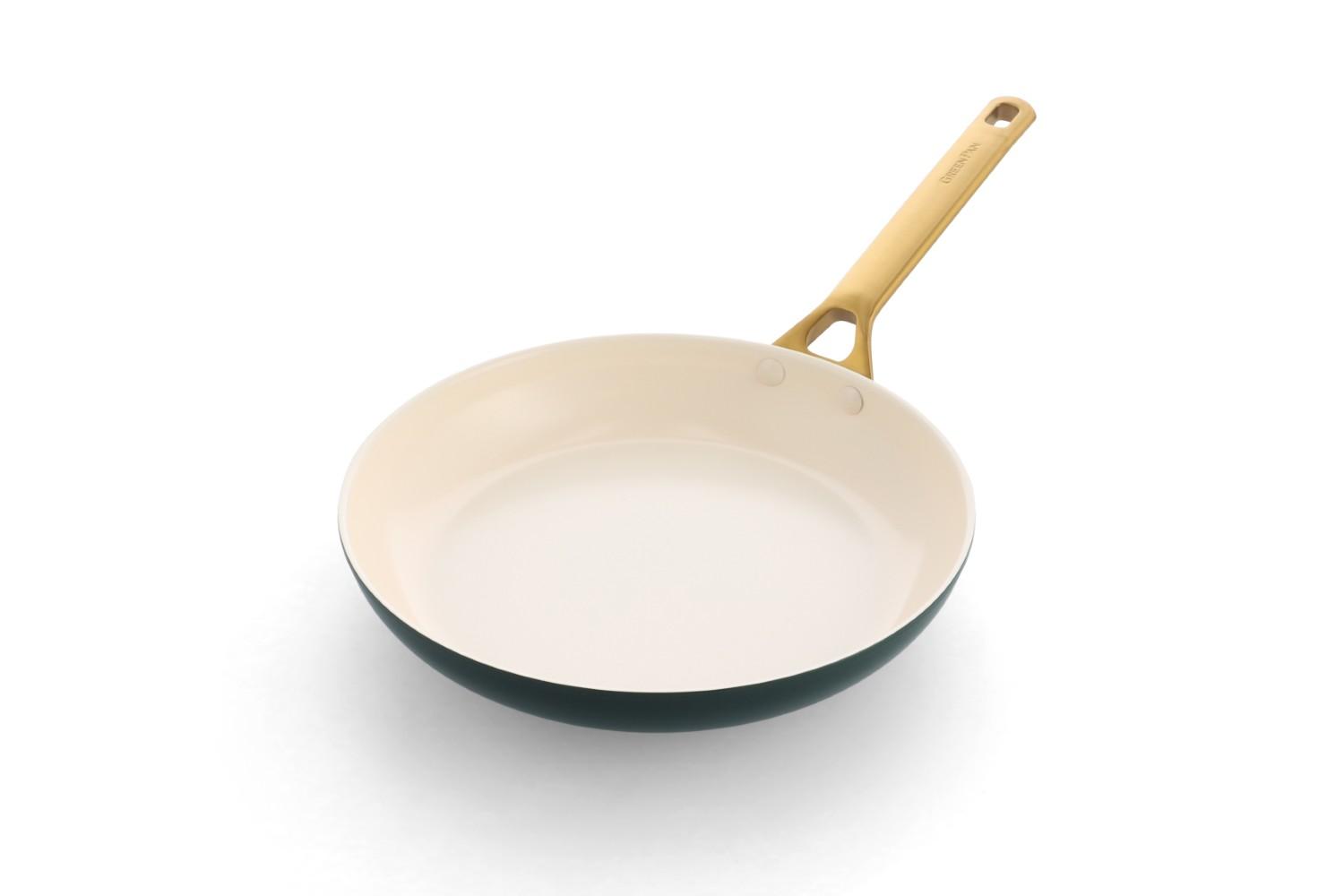 Sada nádobí s nepřilnavým keramickým povrchem, Padova Reserve, 10 ks, tmavě zelená