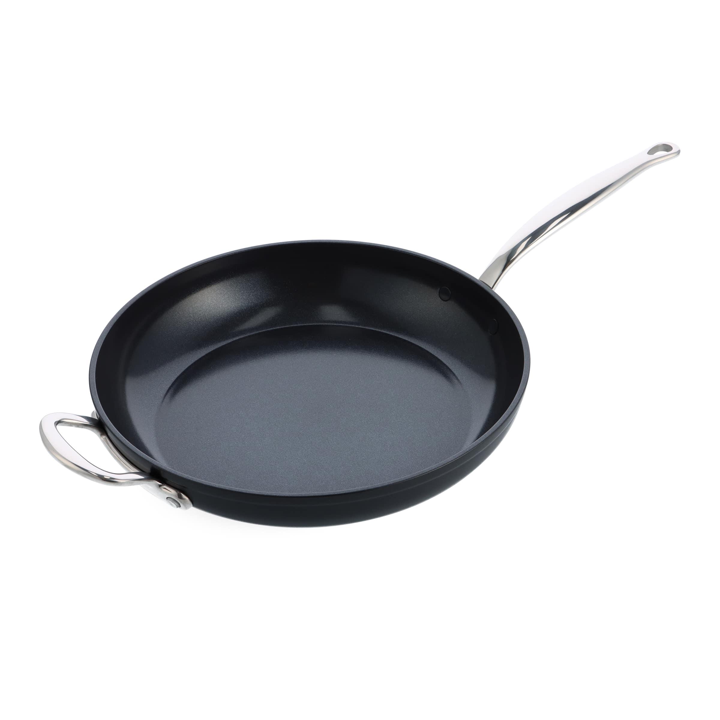 GreenPan BARCELONA PRO pánev 32 cm s pomocnou rukojetí, černá