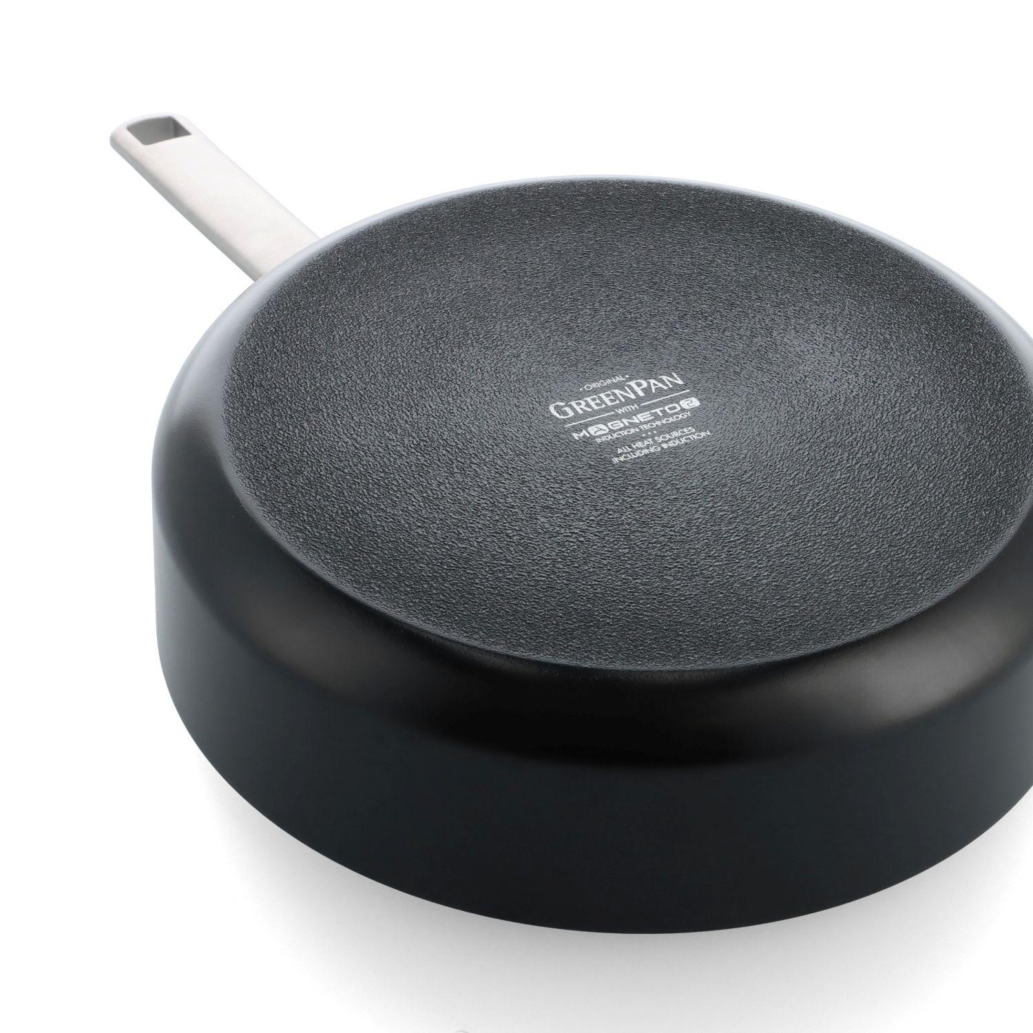 Nepřilnavá keramická soté pánev s poklicí Evolution, Ø 26 cm, černá