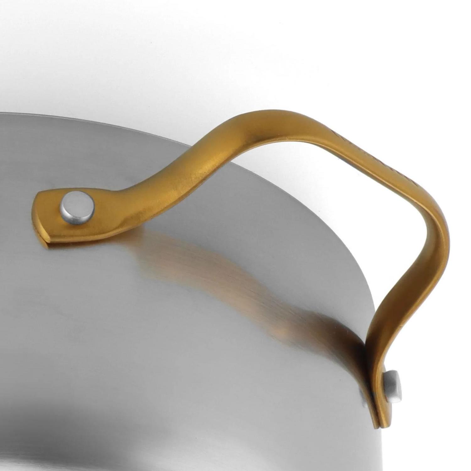 Sada nerezového nádobí se skleněnými poklicemi (2× rendlík, 1x omáčník), Padova, 3 ks