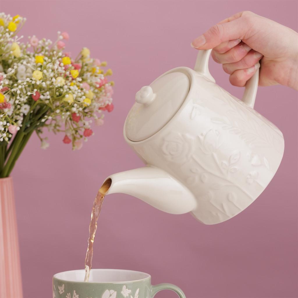 Konvice na čaj, In the Meadow, 0,8 l, bílá