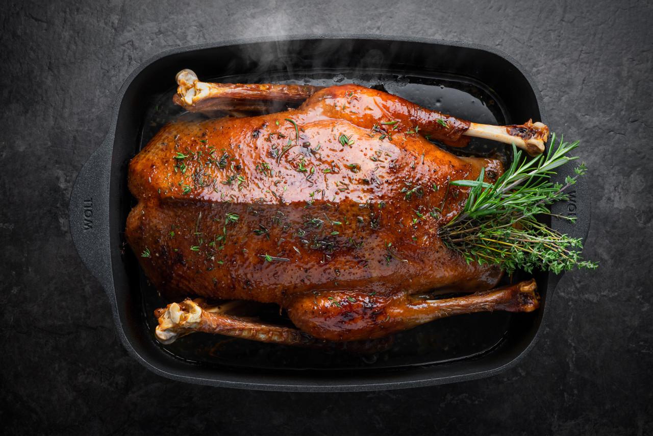 Nepřilnavý pekáč se skleněnou poklicí Eco Logic QXR, 31 × 22,5 cm, 7,5 l