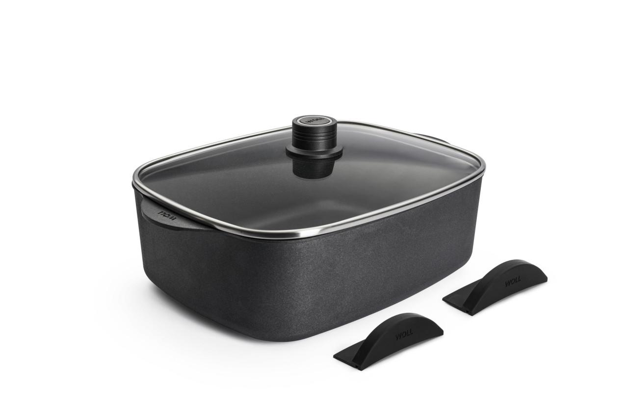 Nepřilnavý pekáč se skleněnou poklicí Eco Logic QXR, 31 × 22,5 cm, 7,5 l