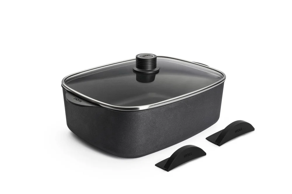 Nepřilnavý pekáč se skleněnou poklicí Eco Logic QXR, 31 × 26 cm, 7,5 l