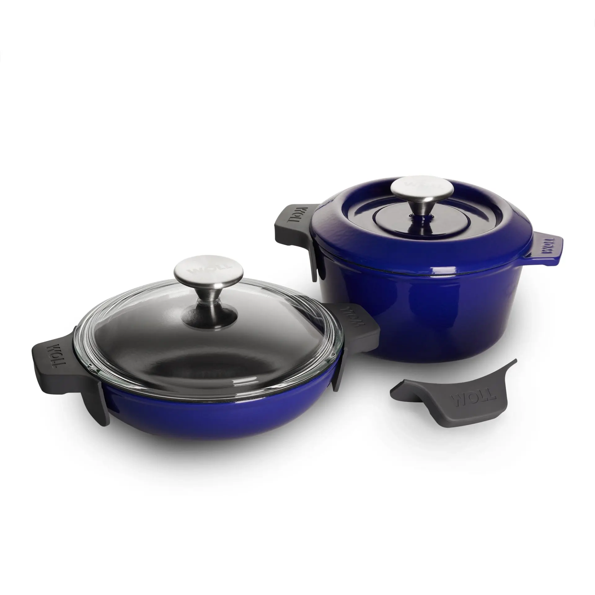 Sada litinového hrnce a servirovací litinové pánve s poklicí, Iron, Ø 20 cm