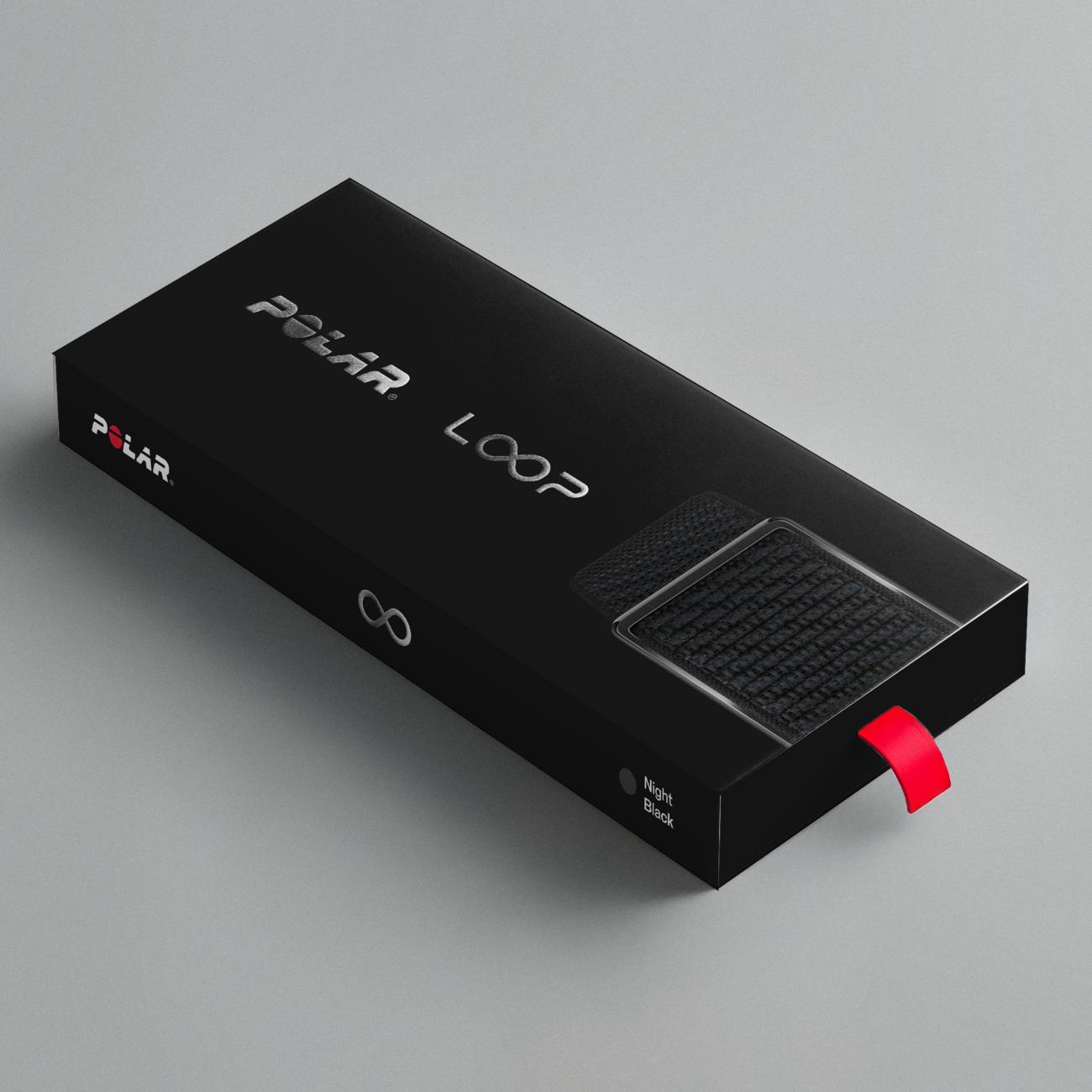 Multifunkční náramek Loop Gen2, S-L, černá