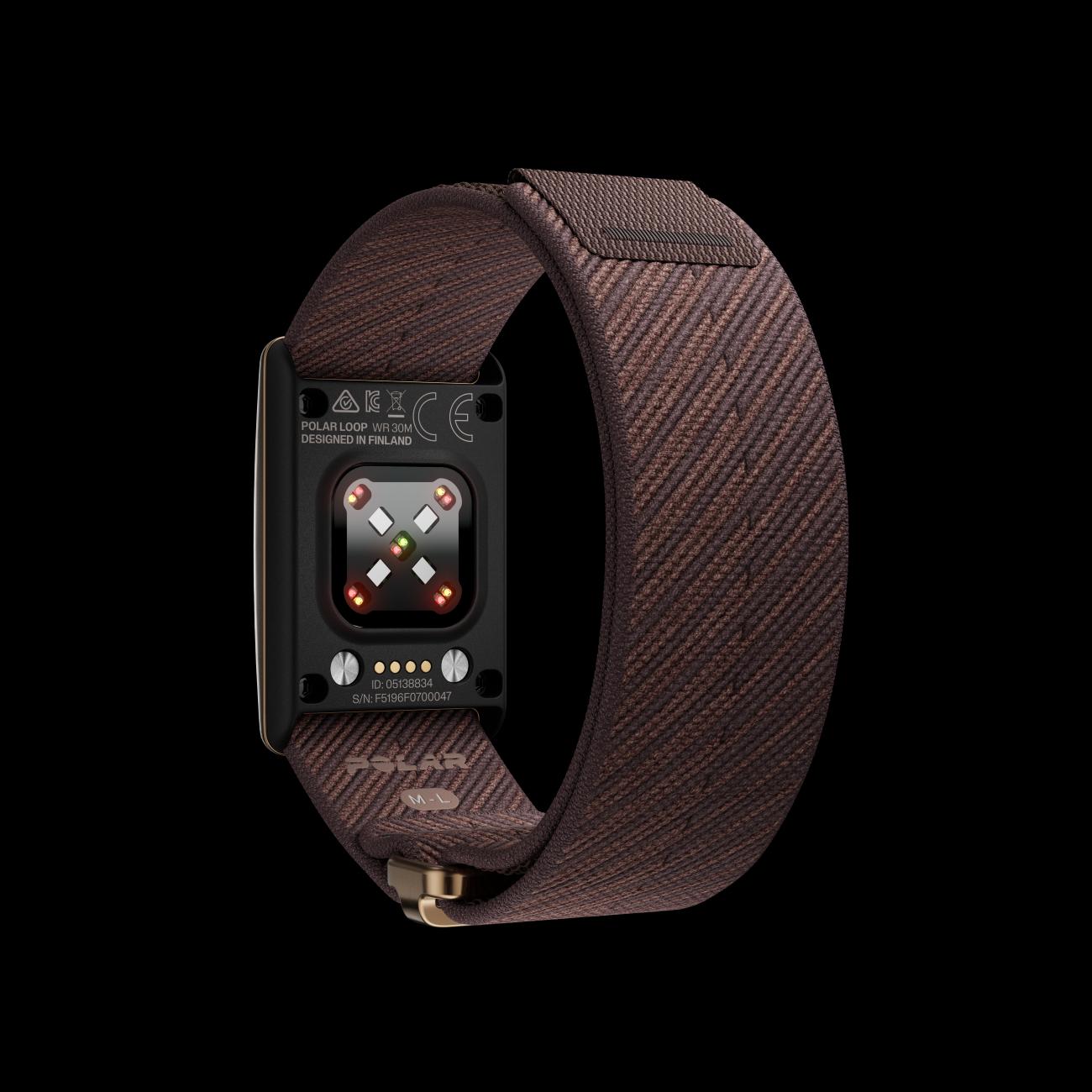 Multifunkční náramek Loop Gen2, S-L, hnědá
