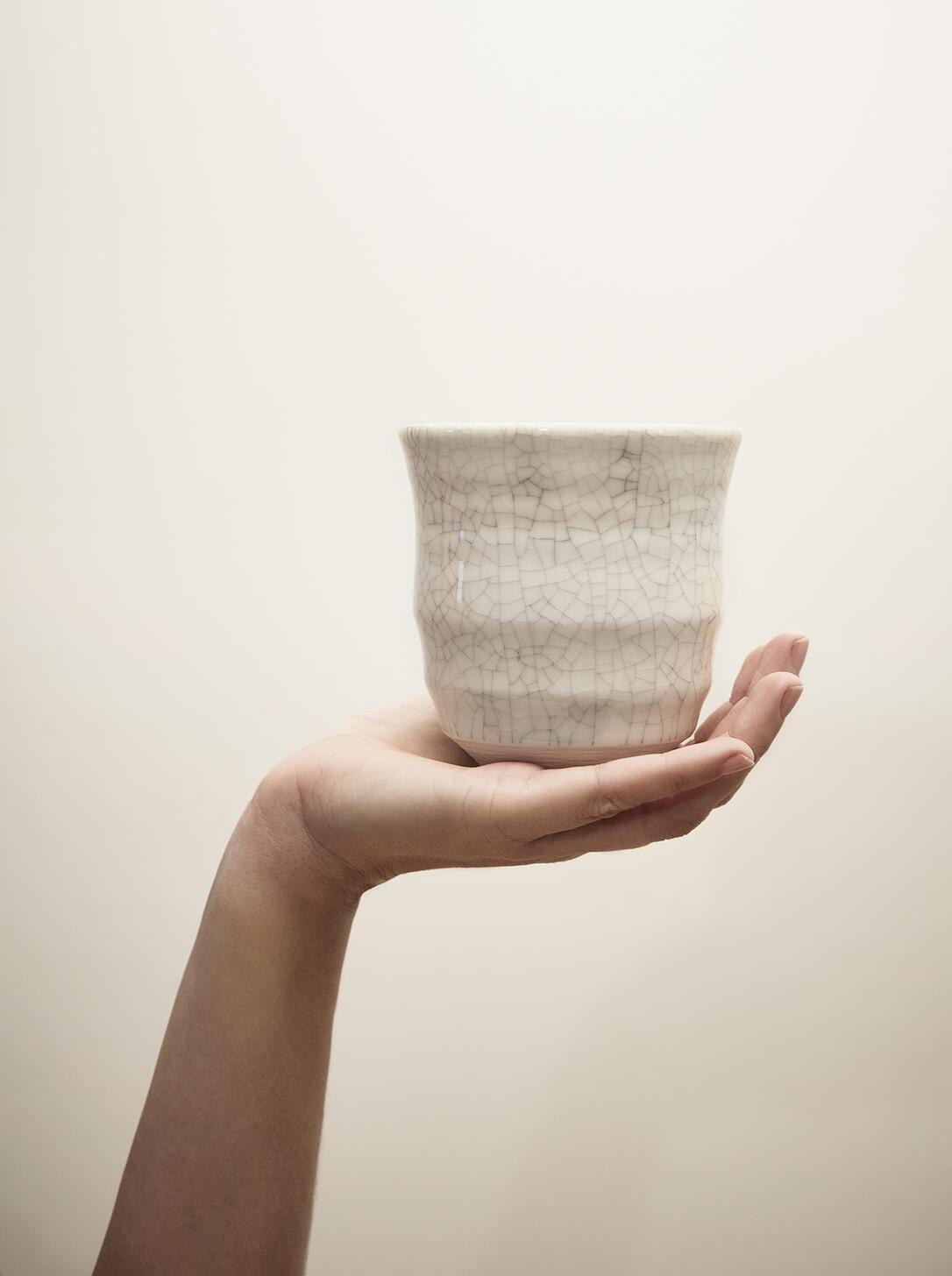 Hrnek bez ouška Dashi, 0,42 l, Quartz Craquelé