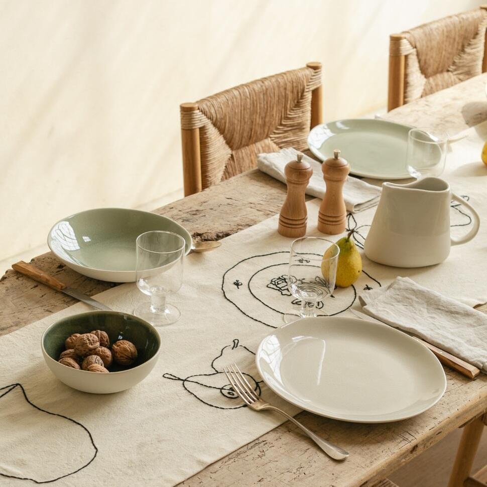 Jídelní talíř L Maguelone, Ø 26,5 cm, bílá Quartz