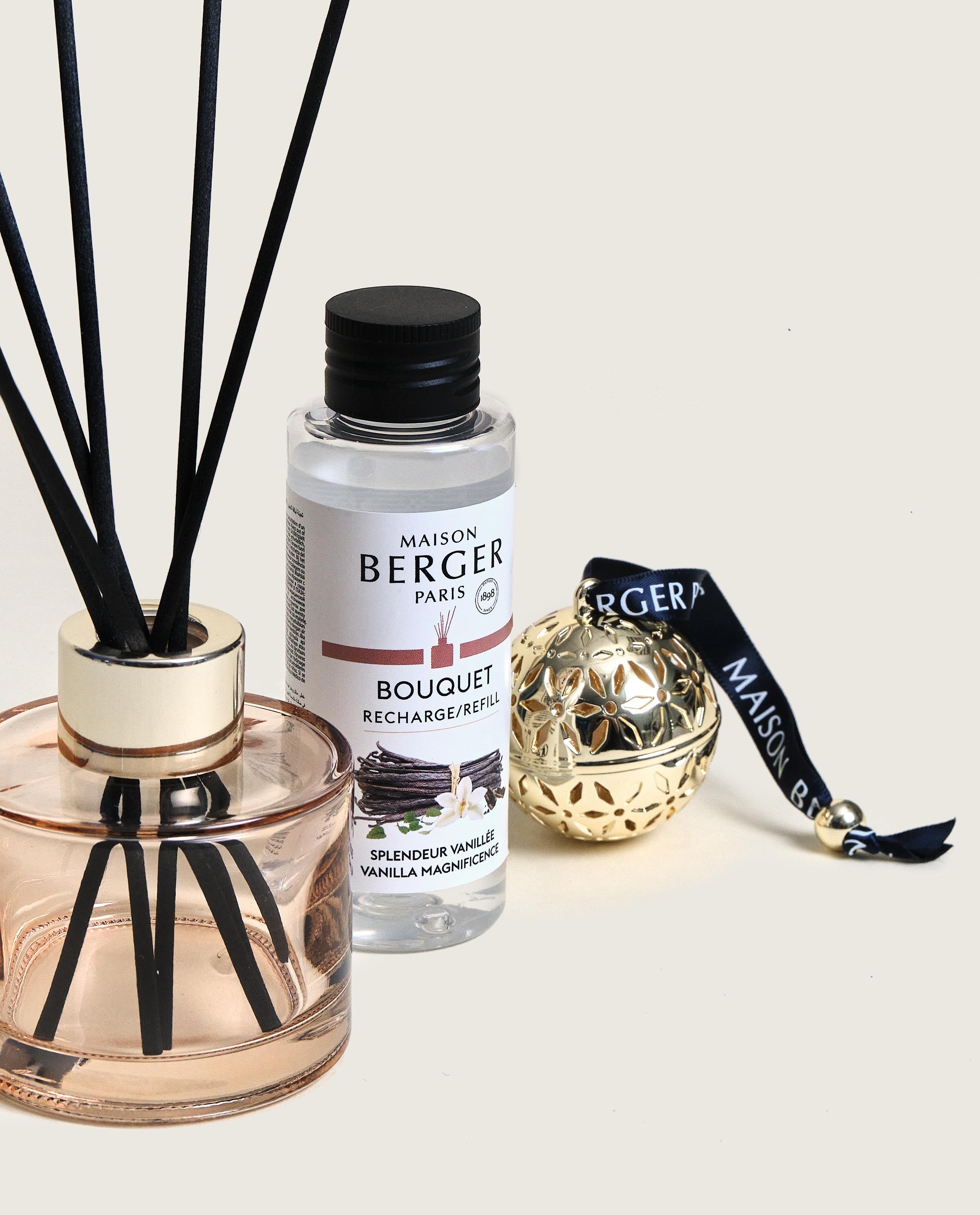 BERGER Pomelis dárkový set difuzér s vonnou keramikou Velkolepá vanilka 0,09l