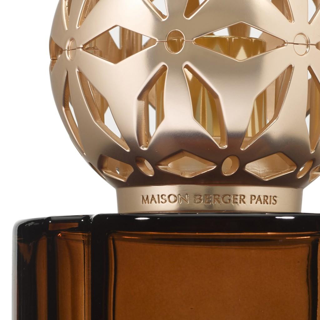 Katalytická lampa Pomelis, hnědá + náplň Velkolepá vanilka, 250 ml