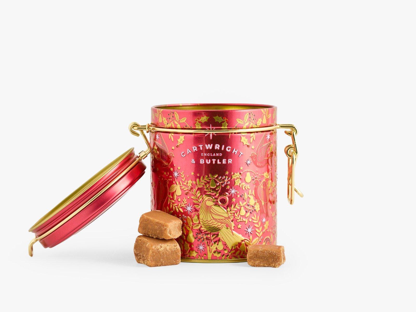 CARTWRIGHT & BUTLER Vánoce máslové fondány v plechovce 175g