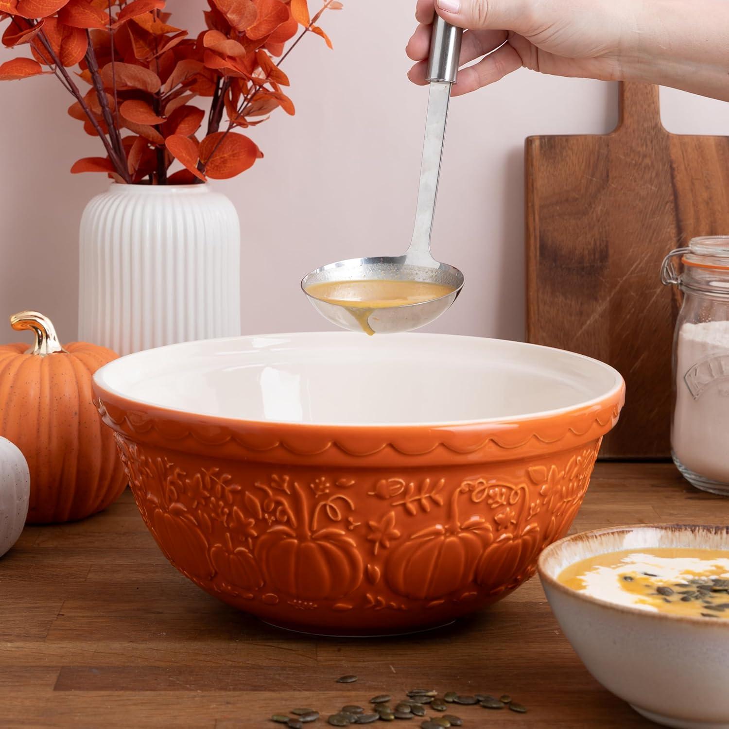MASON CASH Pumpkin mixing bowl S12 mísa 29cm 4l oranžová 