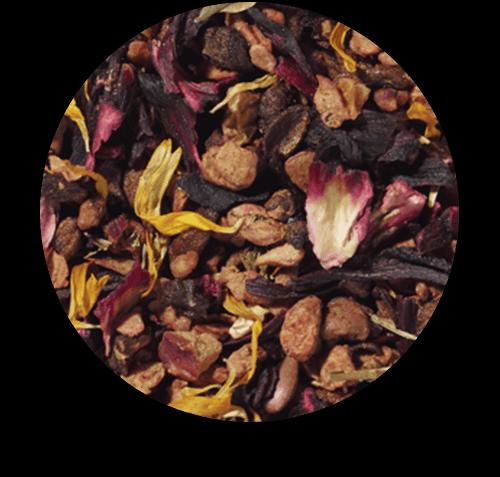 Porcovaný ovocný čaj na odvodnění organismu Ritual Draining, 18 sáčků