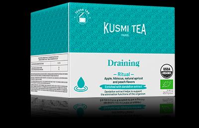 Porcovaný ovocný čaj na odvodnění organismu Ritual Draining, 18 sáčků