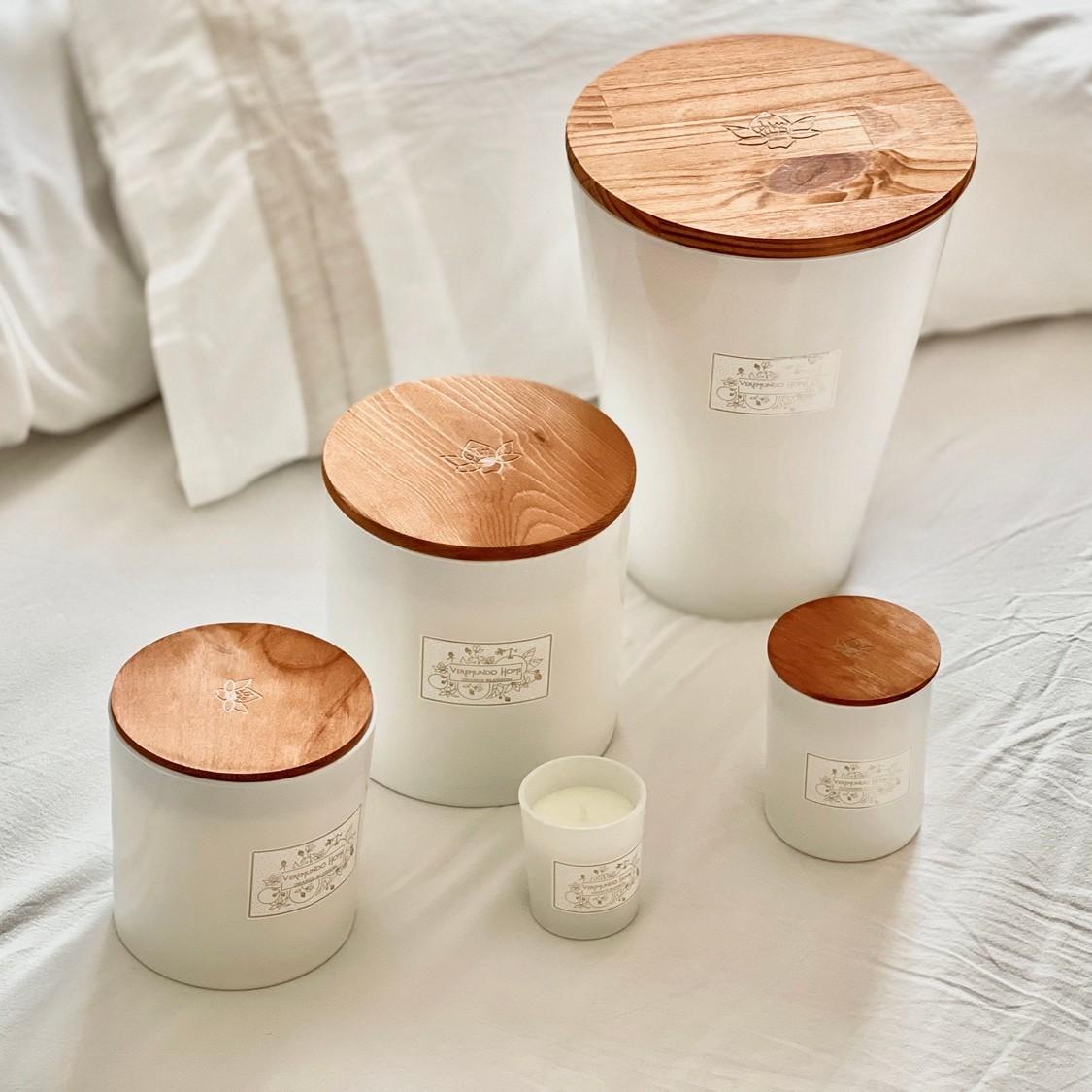 Vonná svíčka Paris Orange Blossom, 3,45 kg, bílá