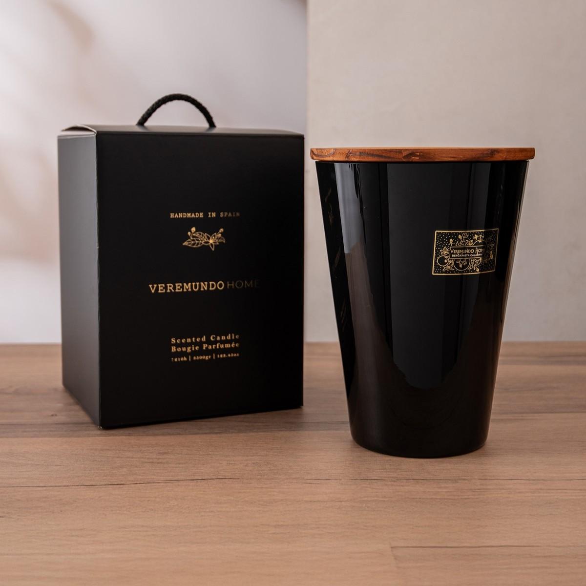 Vonná svíčka Paris Bergamoto di Calabria, 3,45 kg, černá