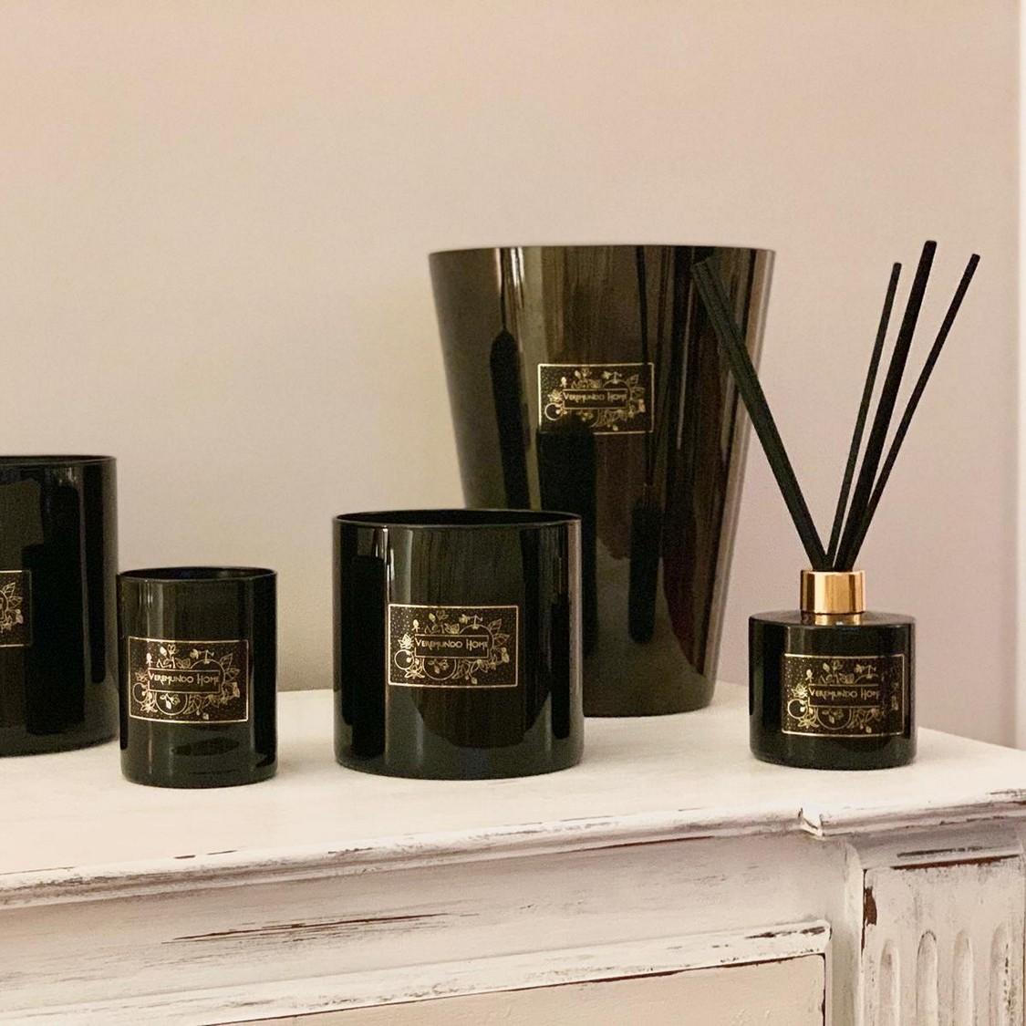 Vonný difuzér Paris Saffron Orange peel, 0,2 l, černý