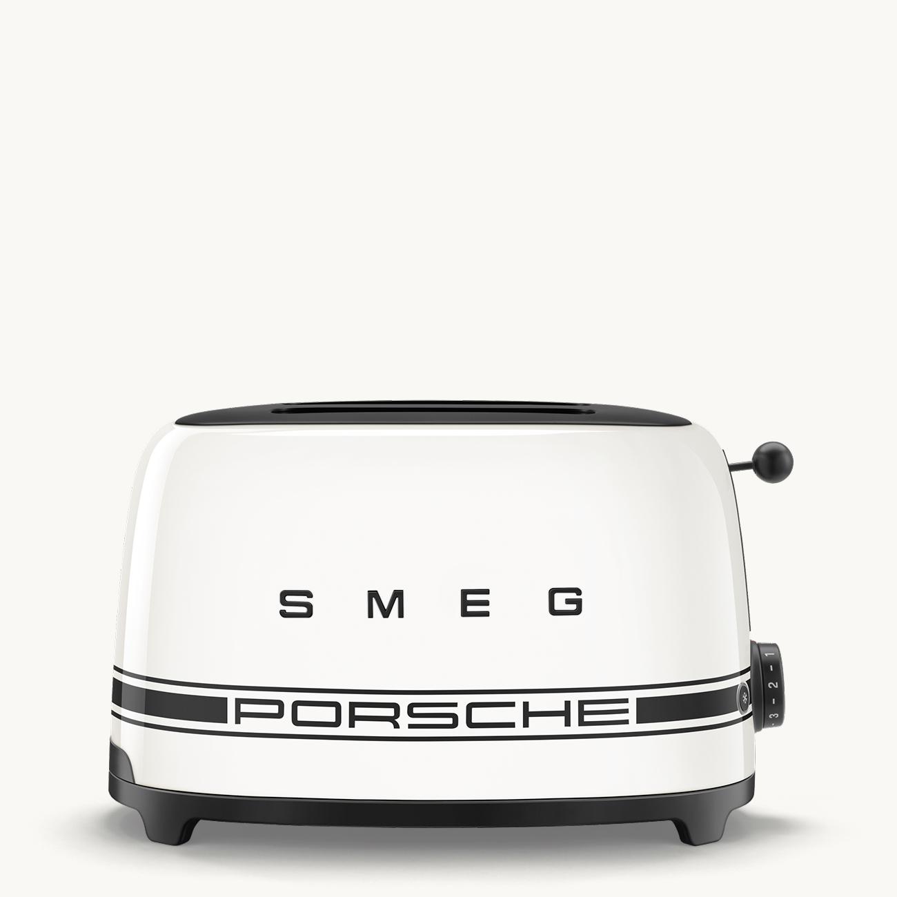 Toustovač Porsche x SMEG, 50's Retro Style, 2x2 950 W, bílá